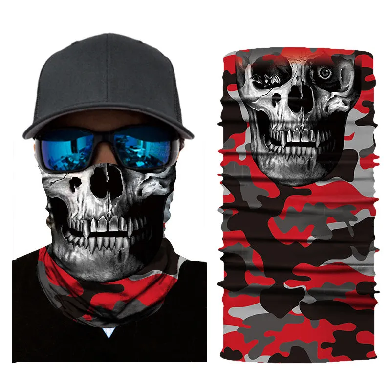 3D Camouflage Digital Printing Seamless Cycling Mask Headscarf