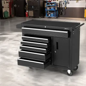 6-Drawer Steel Tool Chest Cabinet with Wheels Giantz