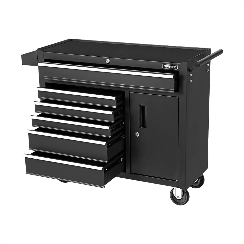 6-Drawer Steel Tool Chest Cabinet with Wheels Giantz