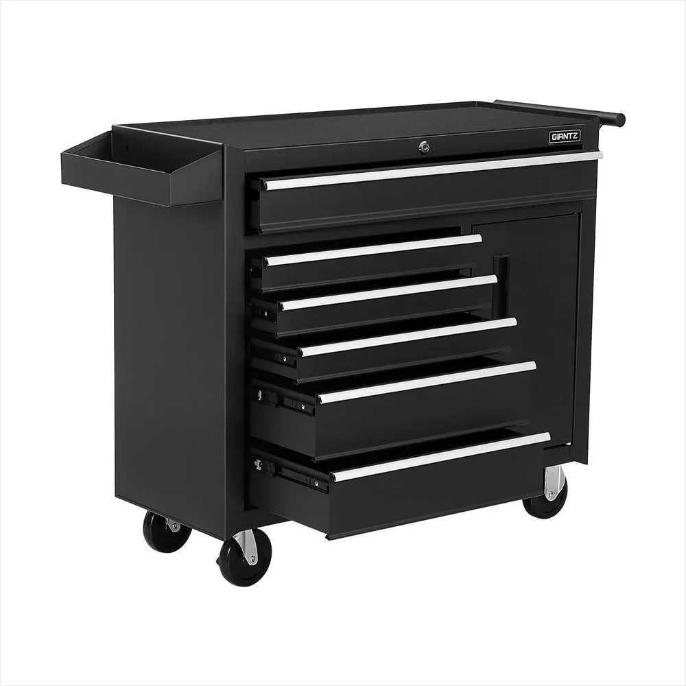 6-Drawer Steel Tool Chest Cabinet with Wheels Giantz