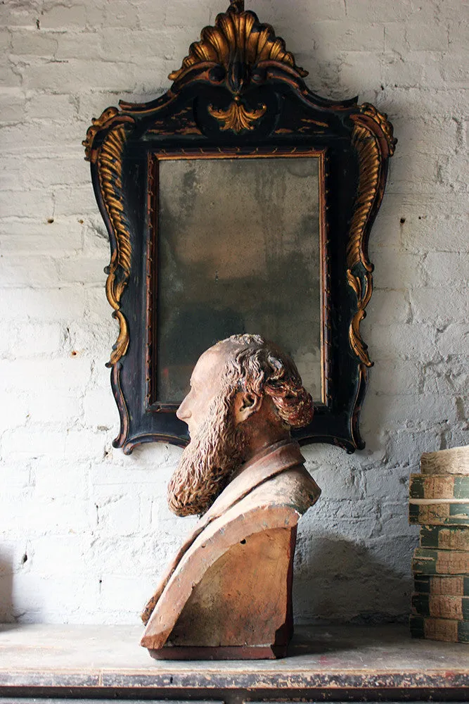 A Decorative Mid-Victorian Terracotta Bust of a Bearded Gentleman Signed ‘A.COKE 1871’