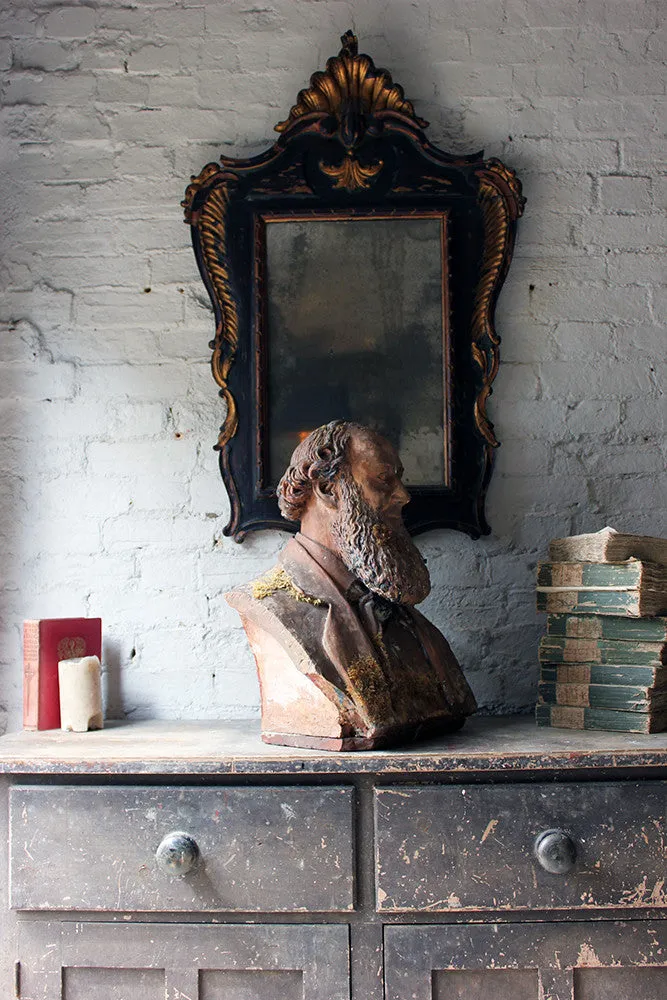 A Decorative Mid-Victorian Terracotta Bust of a Bearded Gentleman Signed ‘A.COKE 1871’