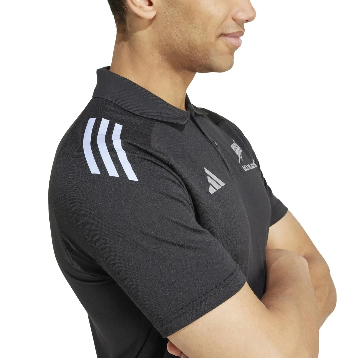 adidas All Blacks New Zealand Adults Rugby Polo Shirt