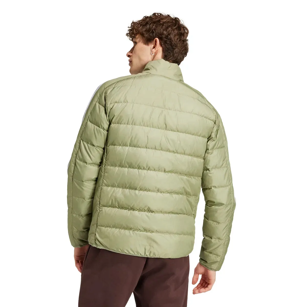 adidas Men's Essentials 3-Stripes Light Down Jacket (Tall)