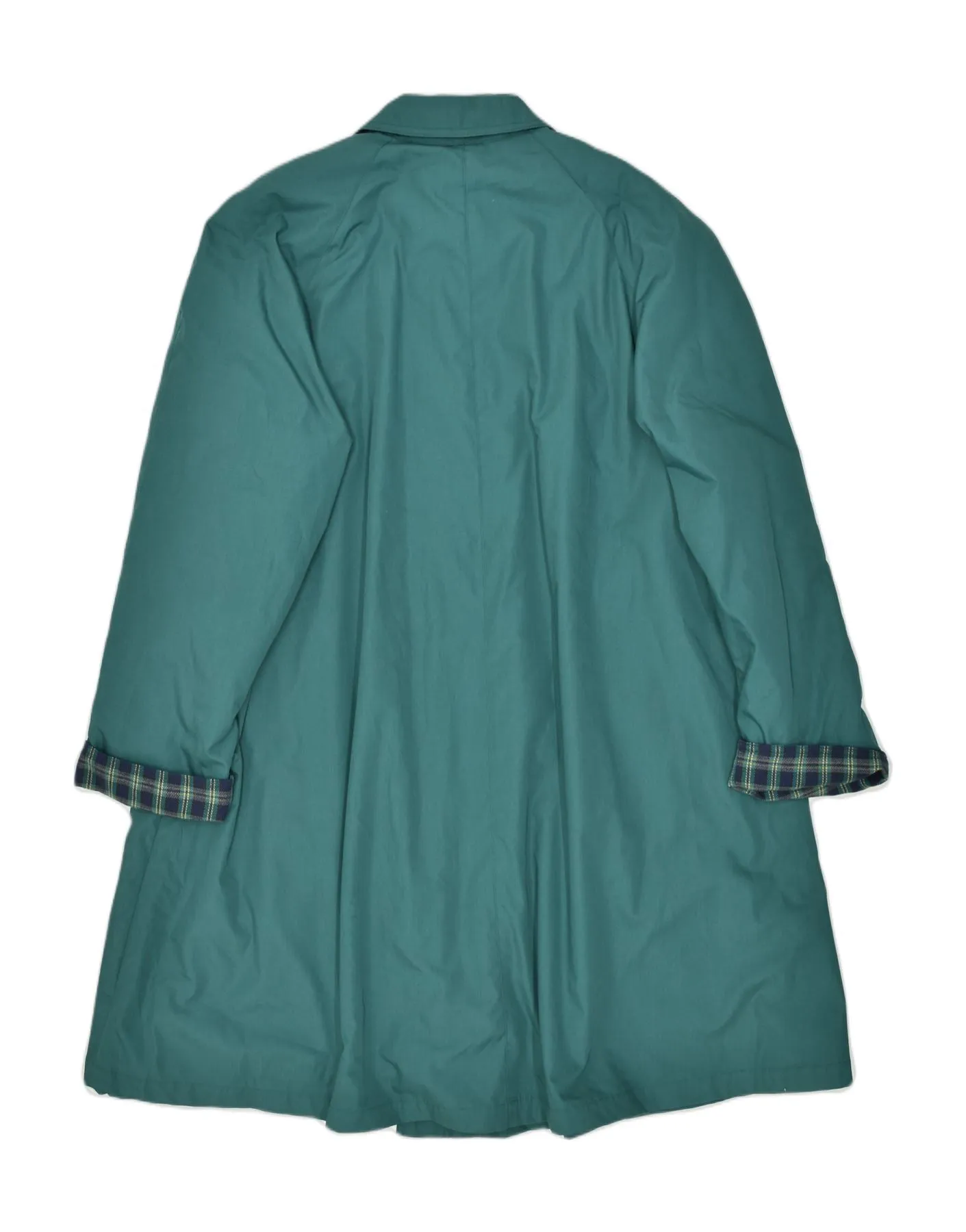 ALBA FORNARI Womens Overcoat IT 48 XL Green Polyester Classic