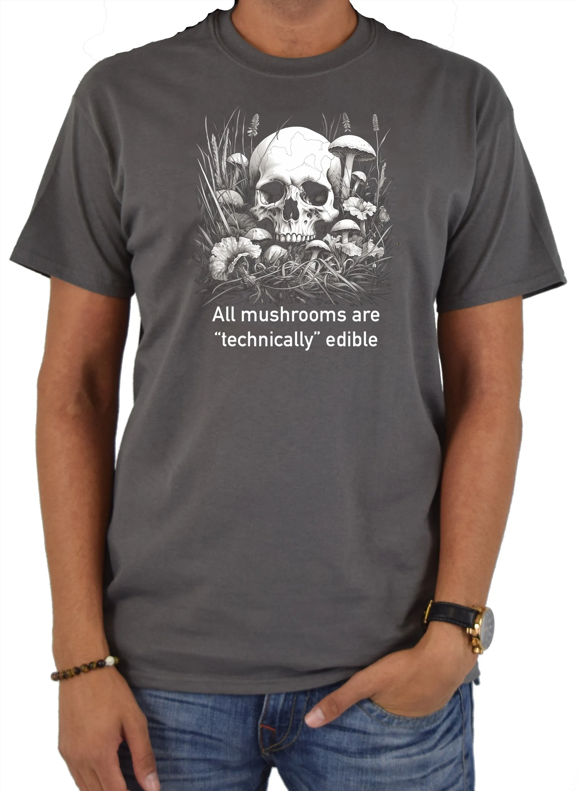 All mushrooms are “technically” edible T-Shirt