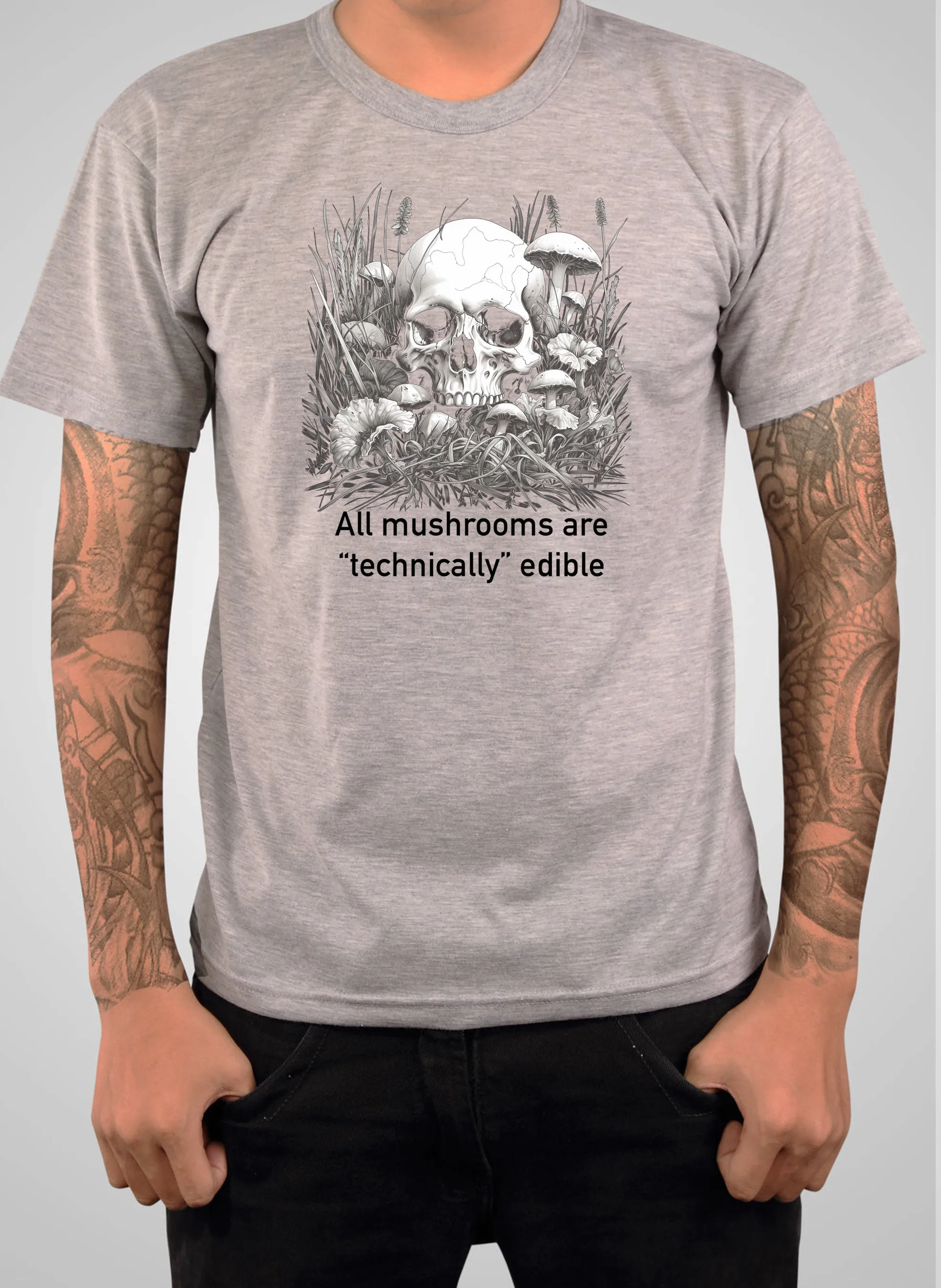 All mushrooms are “technically” edible T-Shirt