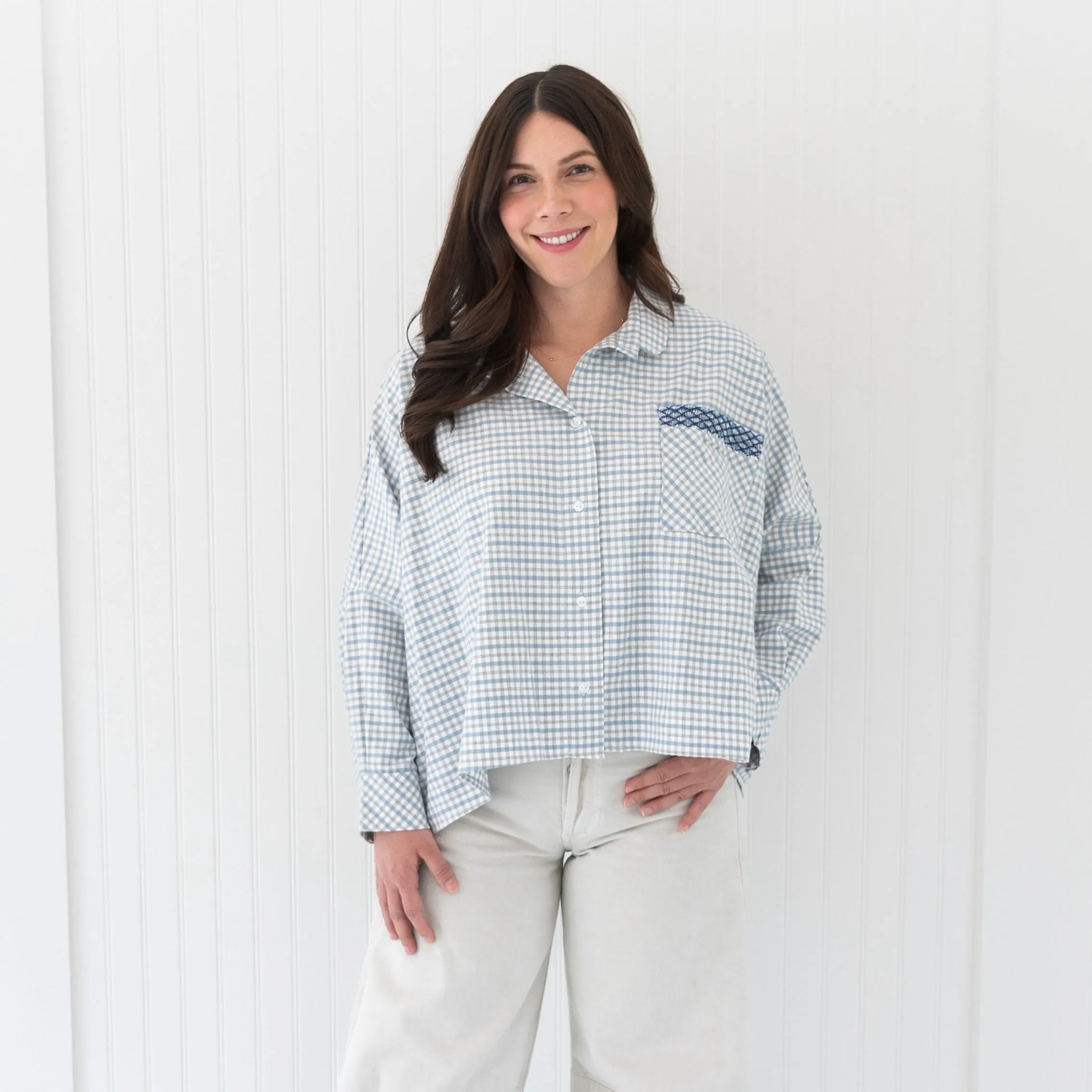 Amber Women’s Shirt - Gingham