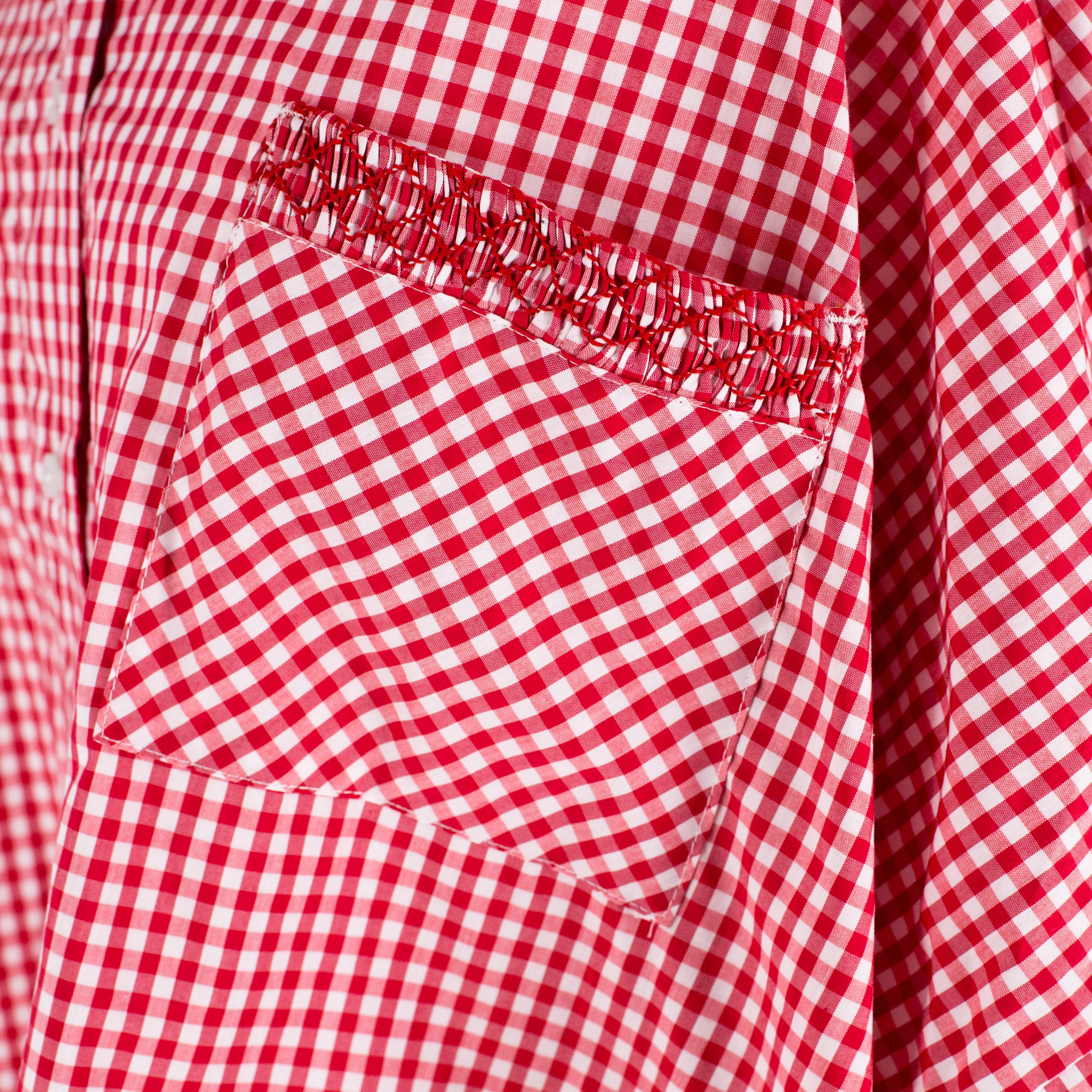 Amber Women’s Shirt - Red Gingham