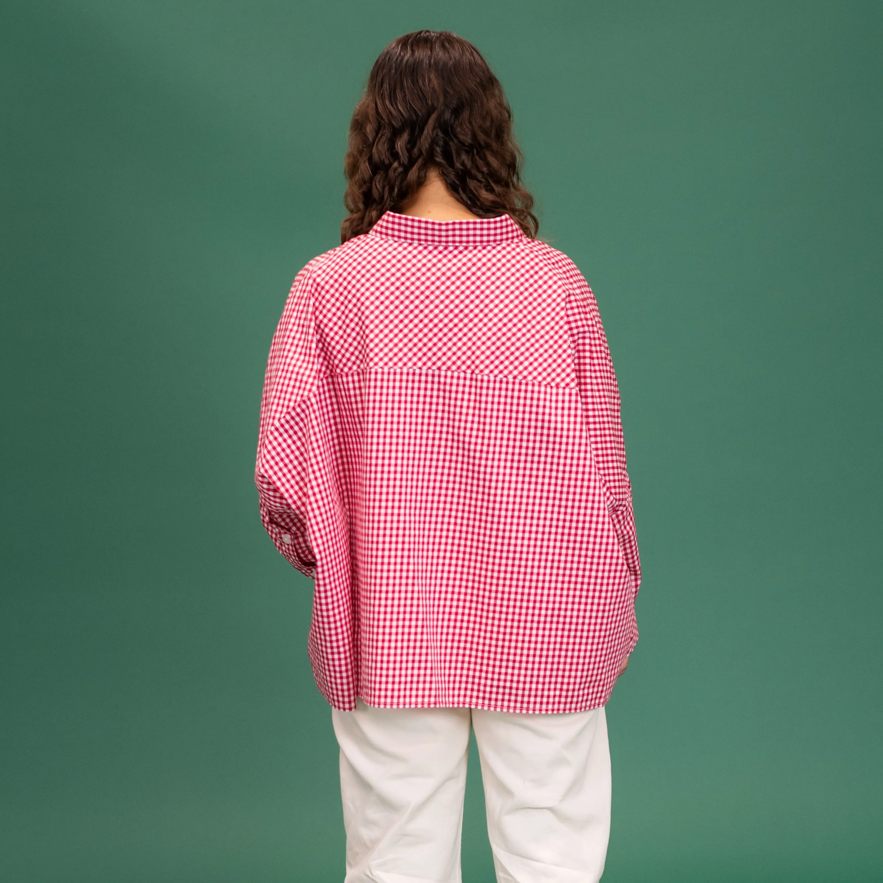 Amber Women’s Shirt - Red Gingham