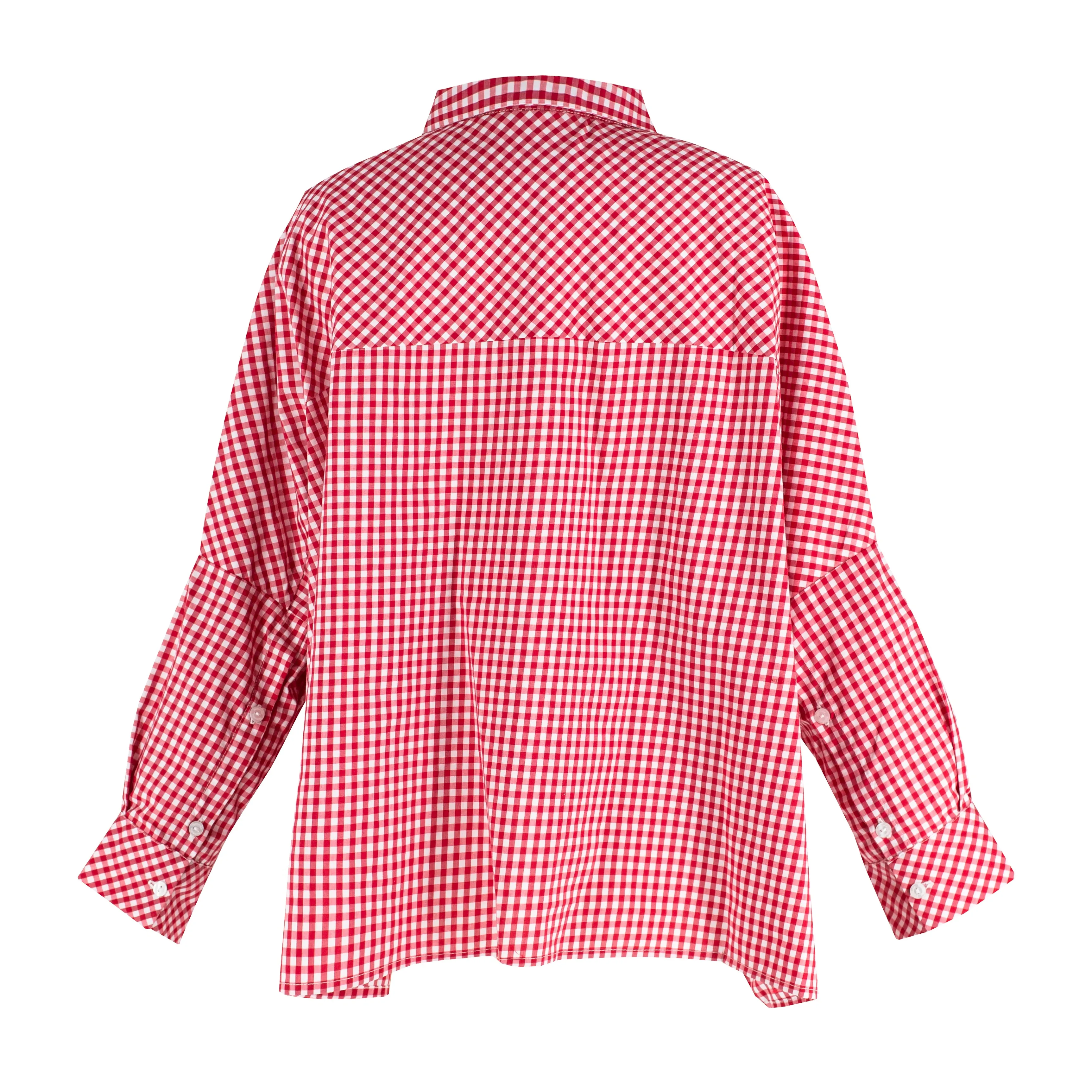 Amber Women’s Shirt - Red Gingham