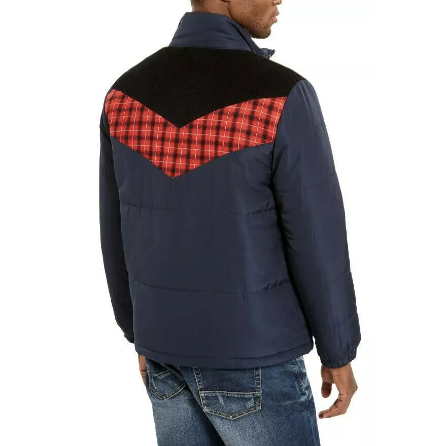 American Rag Mens Brady Colorblocked Puffer Jacket