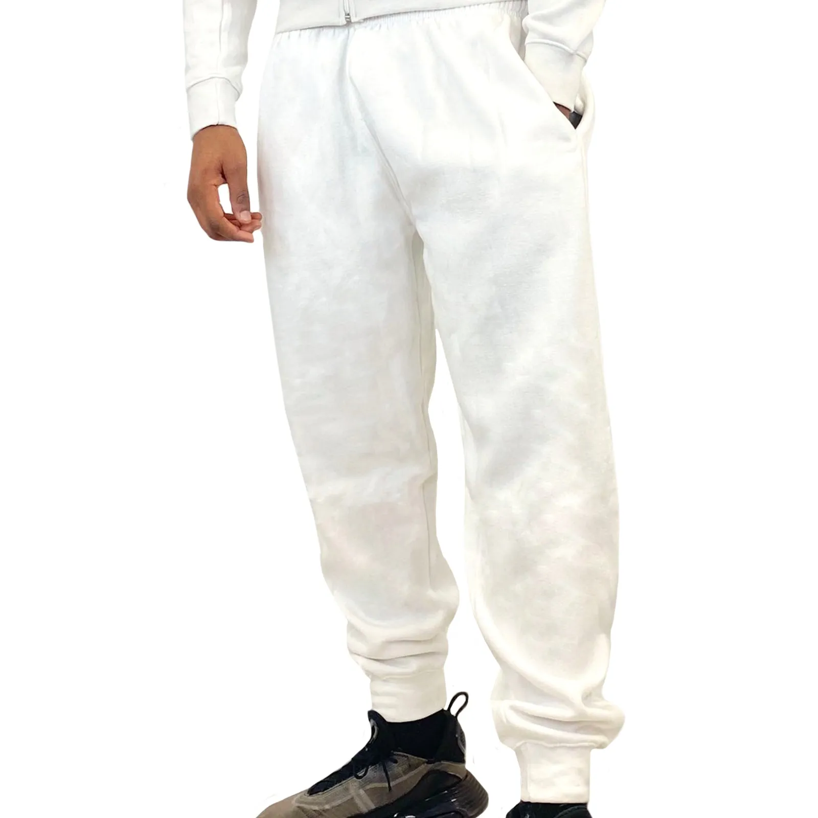 AMOS Mens Fleece Joggers Drawstring Sweat Slim Cuffed Tracksuit Bottoms S - XXXL