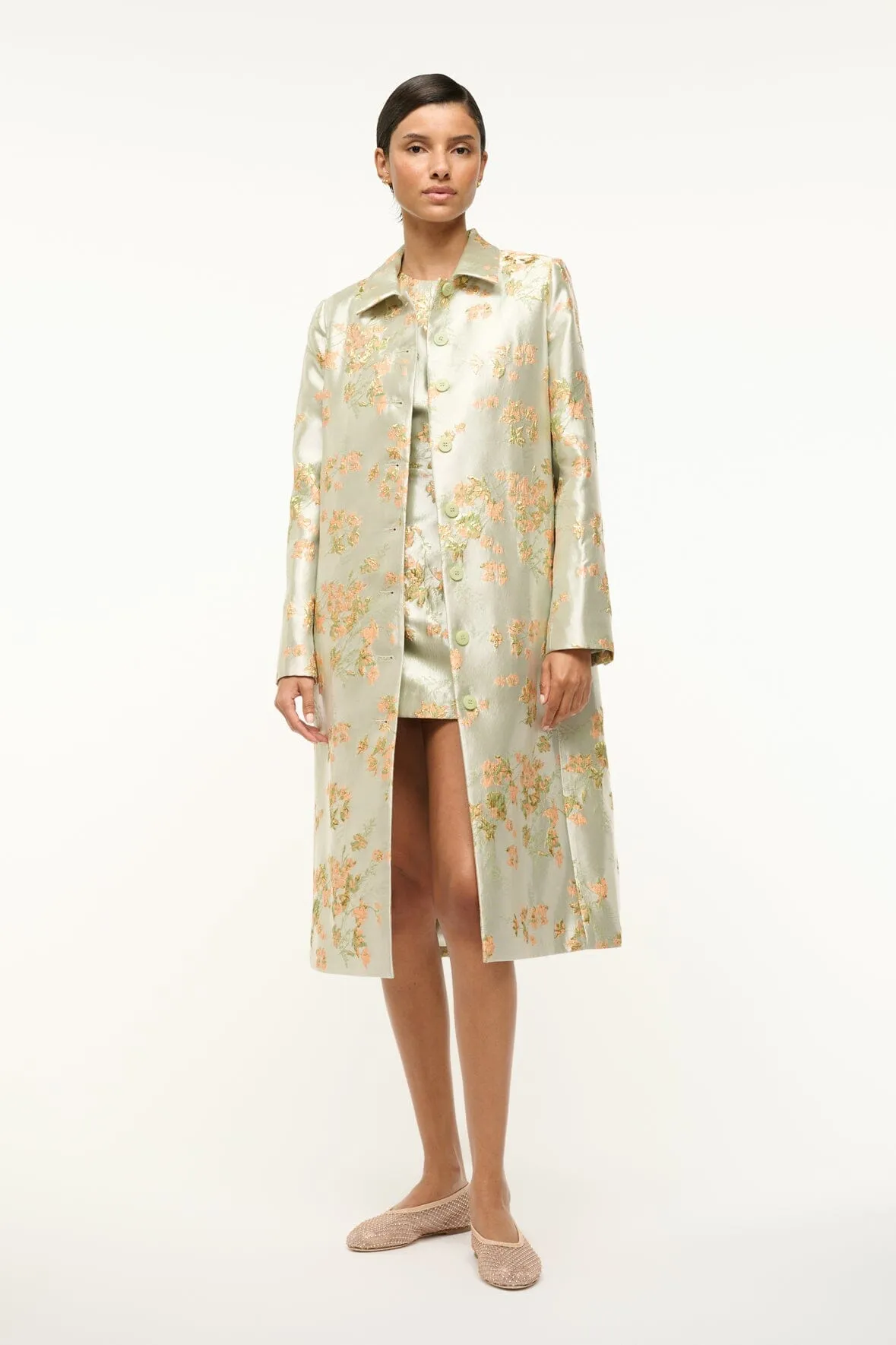 ANTOINETTE COAT | METALLIC BLOOM