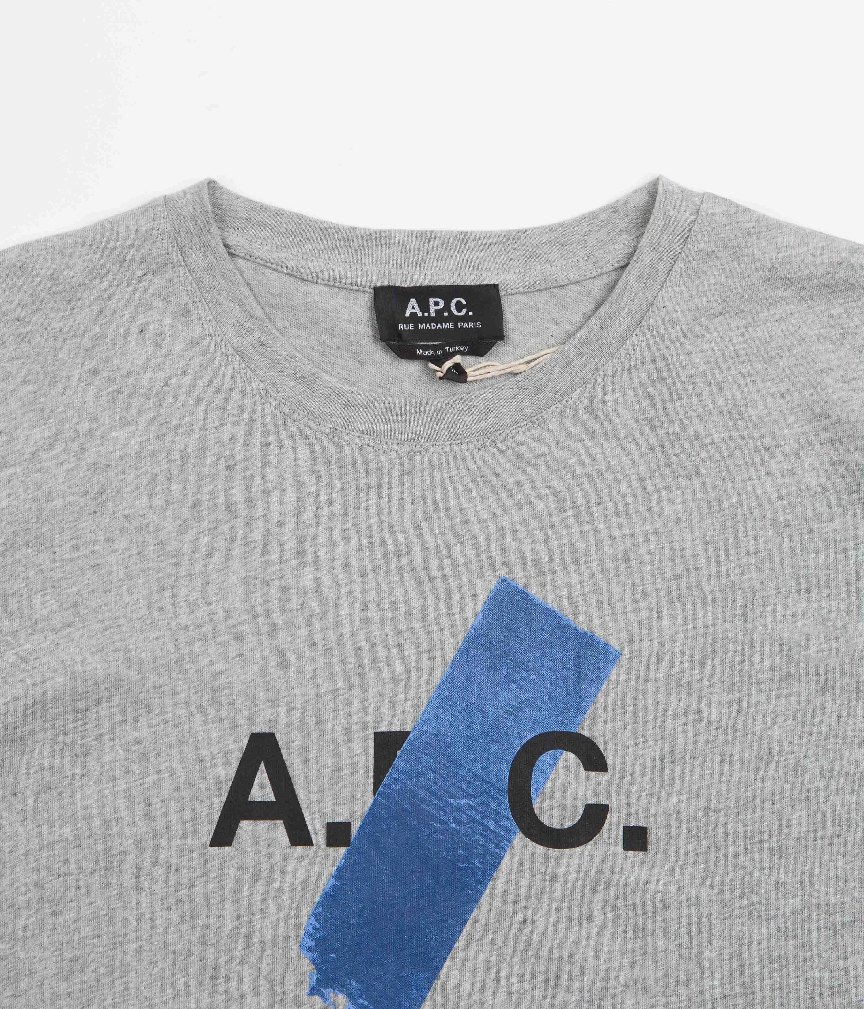 A.P.C. Shiba T-Shirt - Heathered Light Grey