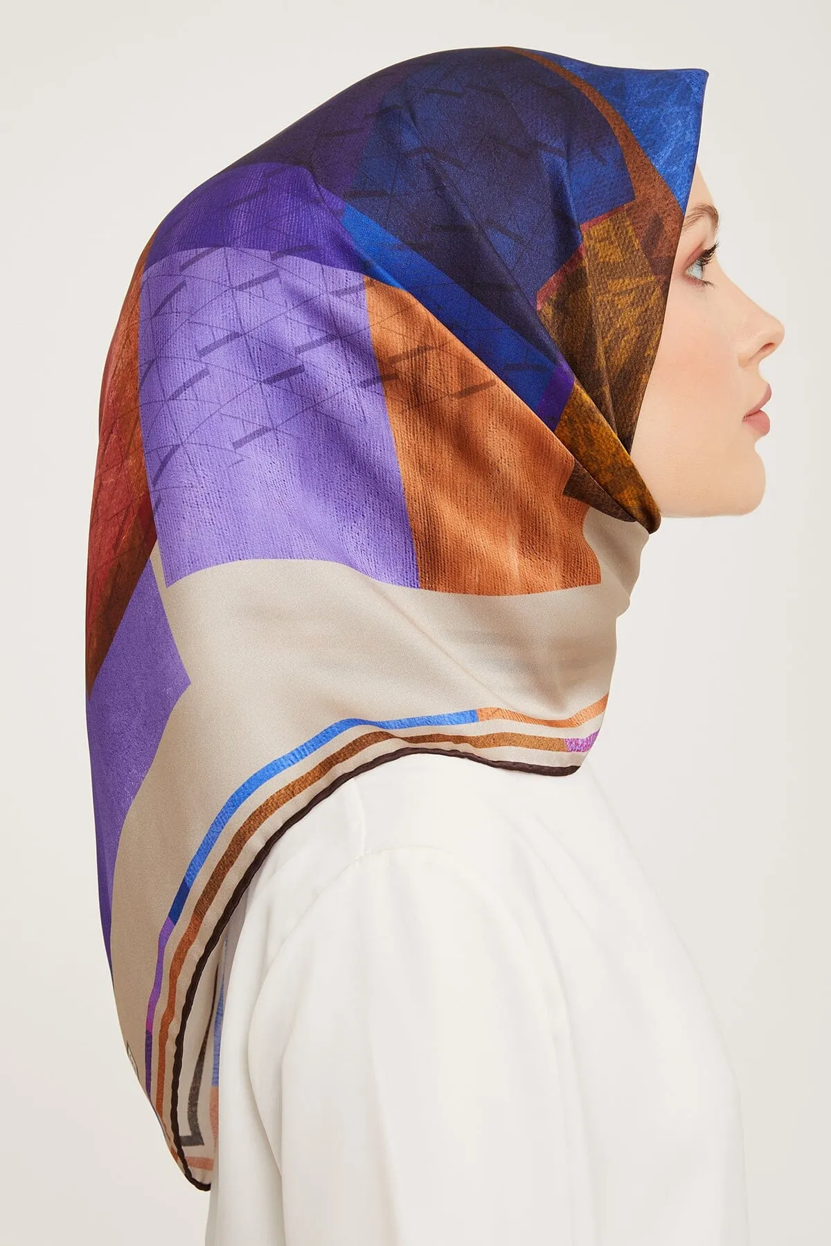 Armine Darwin Modern Silk Scarf #51