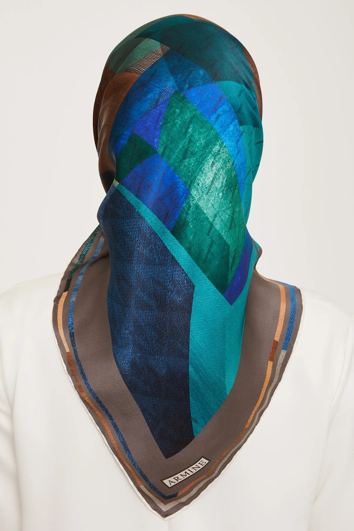 Armine Darwin Modern Silk Scarf #52