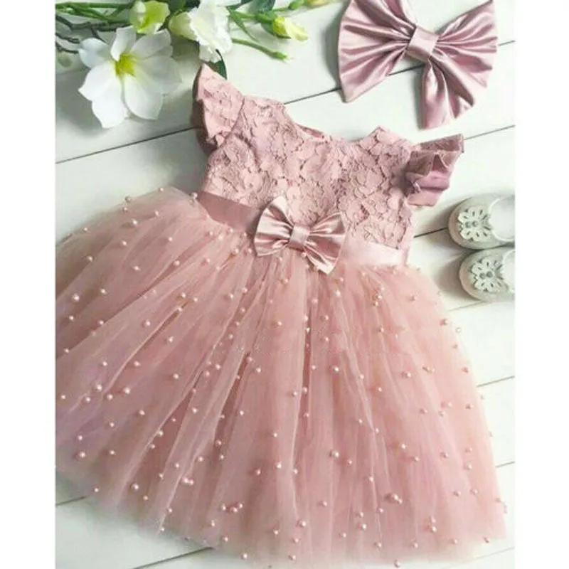 Baby dress kids Clothes girls Summer pink dress