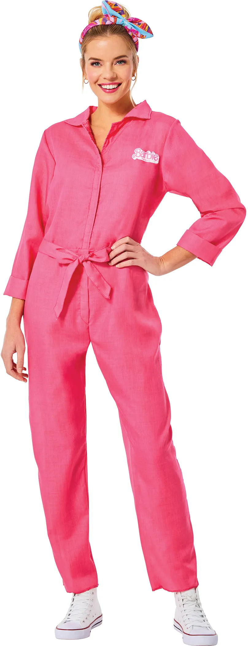 Barbie The Movie Pink Adult Jumpsuit