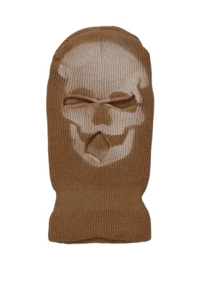 Batu Brown Graphic Ski Mask