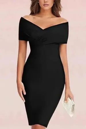 Bea Bandage Dress - Classic Black