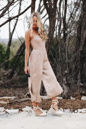 Beige Julep Jumpsuit