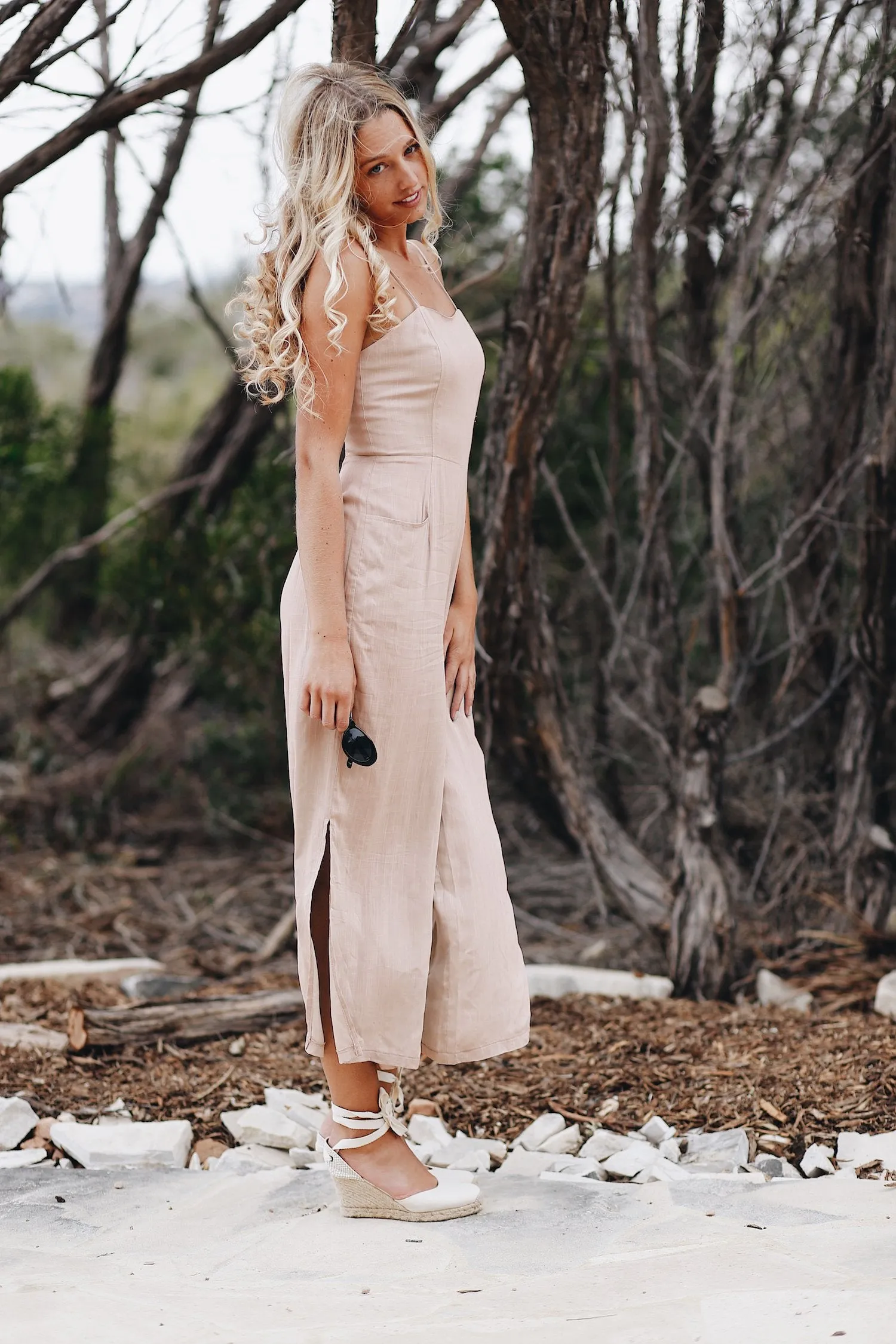 Beige Julep Jumpsuit