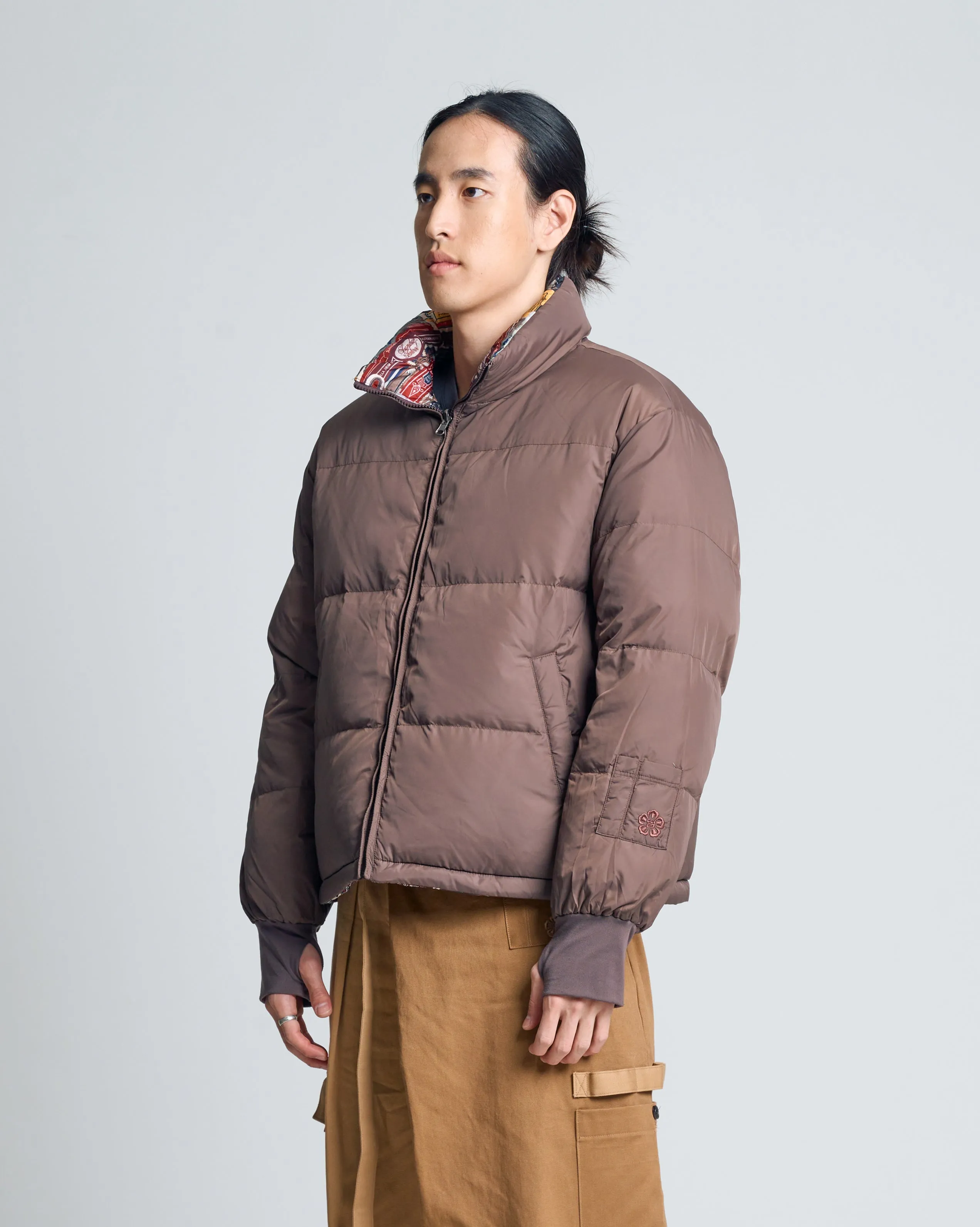 Blunt Wrapped Puffer Jacket (Reversible)