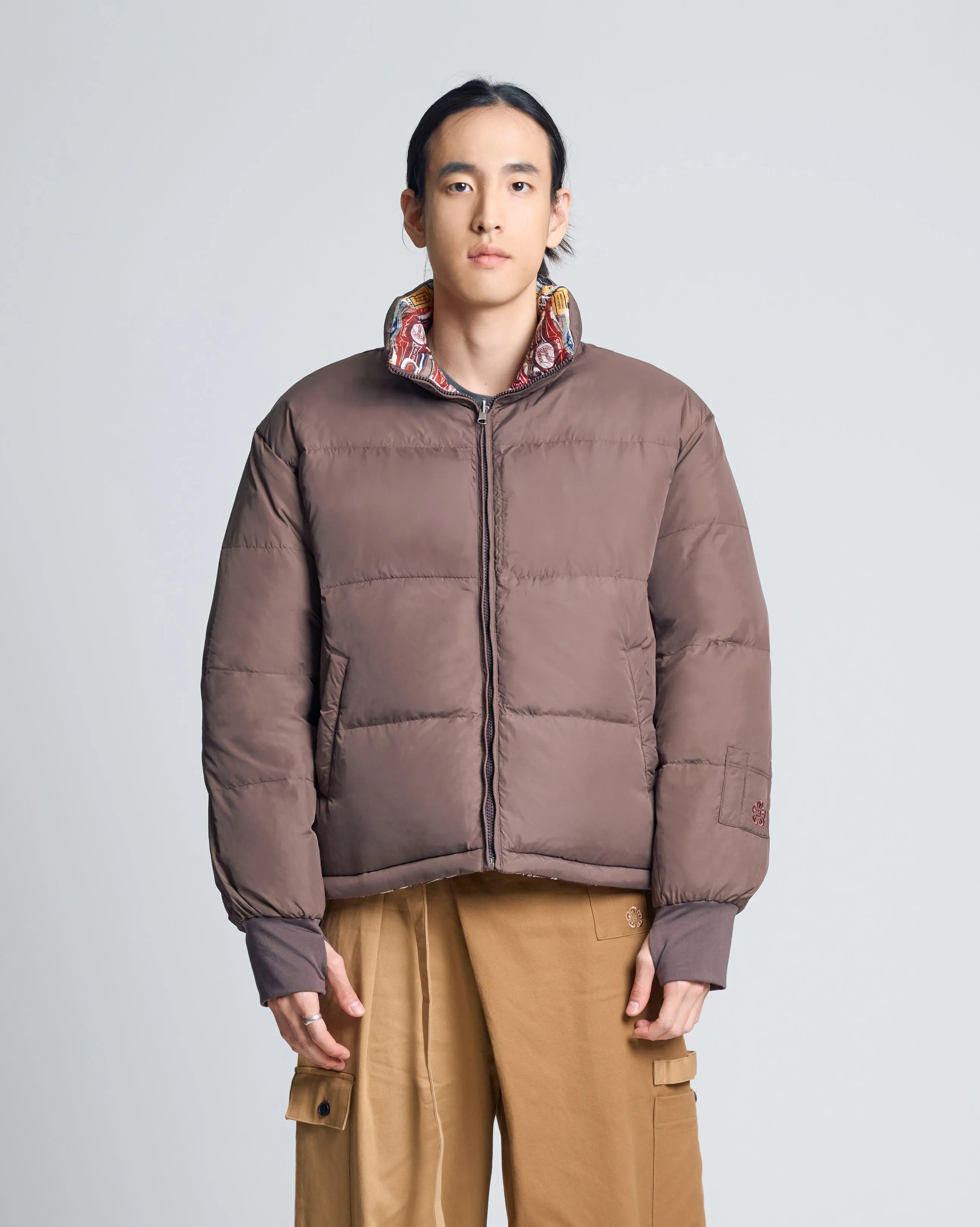 Blunt Wrapped Puffer Jacket (Reversible)