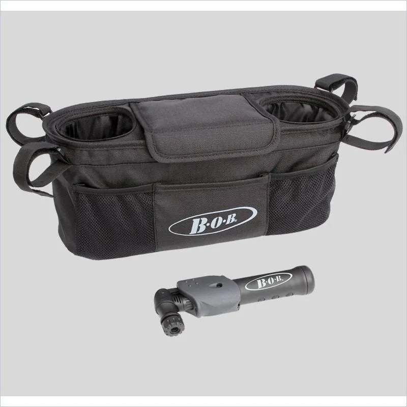 Bob Gear Single Handlebar Console with Tire Pump