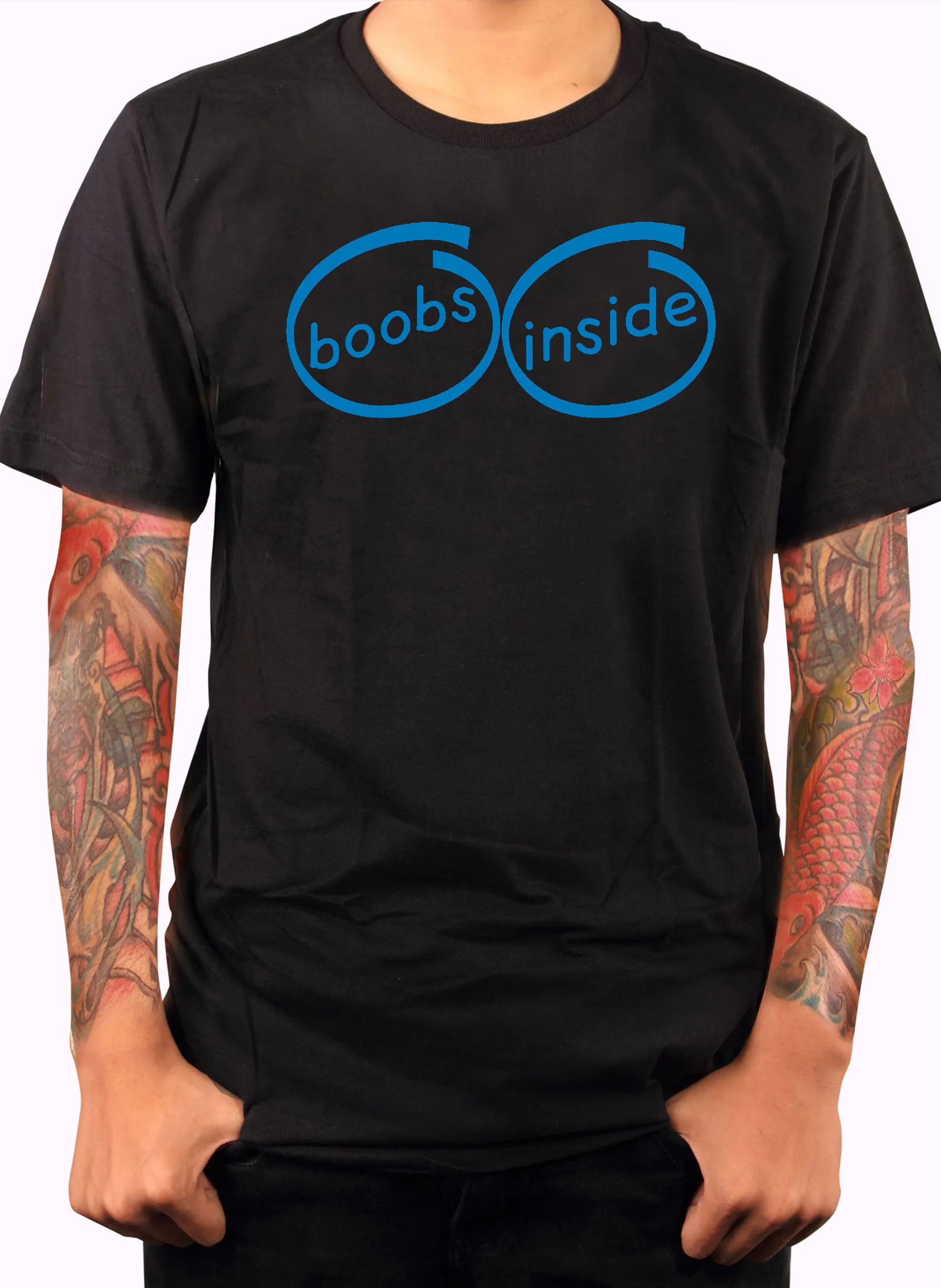 Boobs Inside T-Shirt