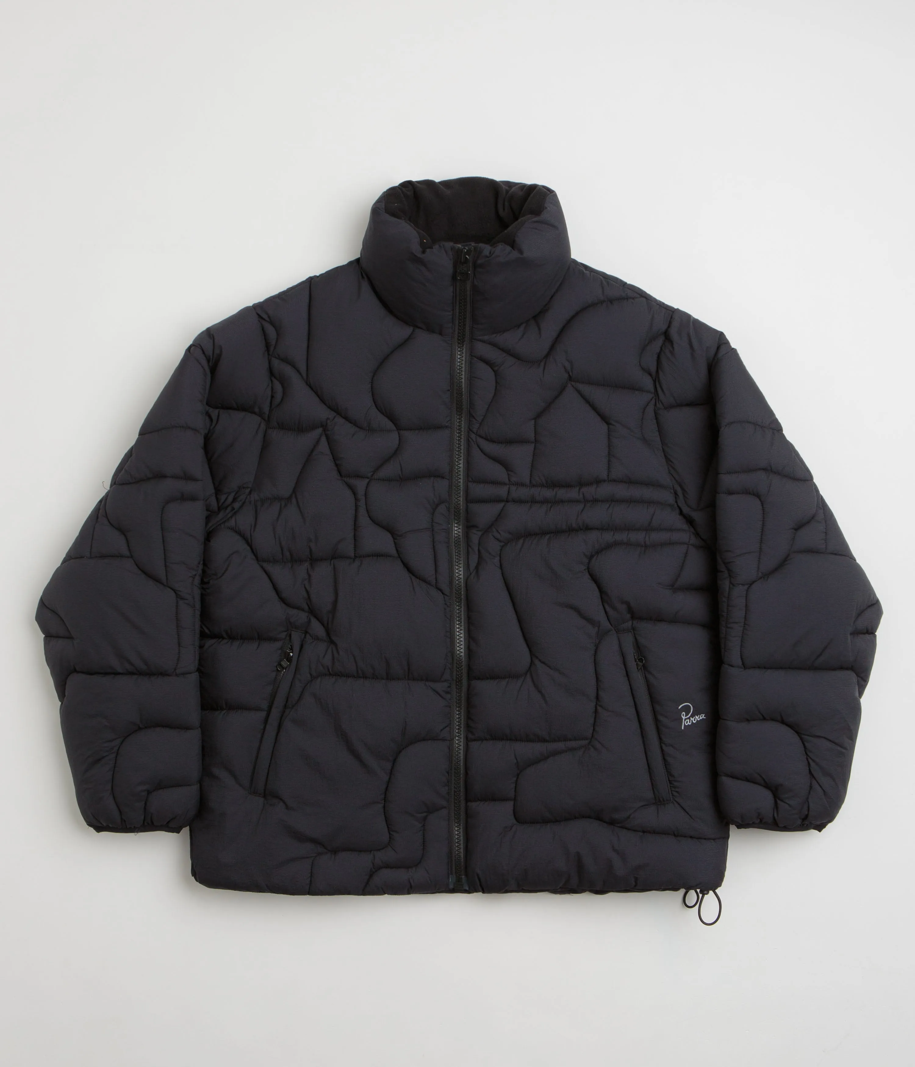 by Parra Boring Village Puffer Jacket - Black