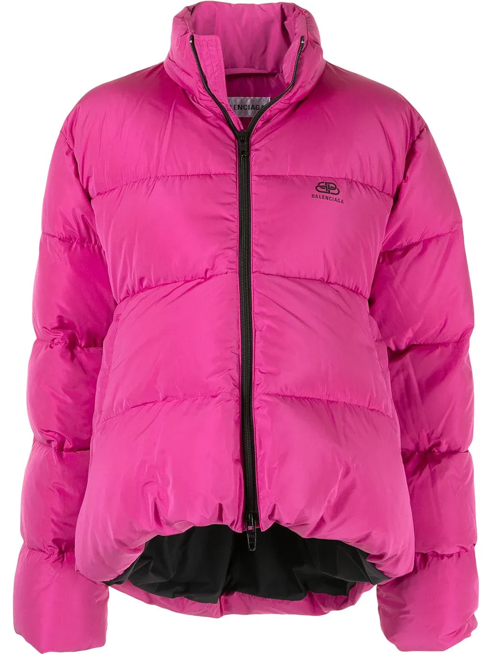 C-shape puffer jacket