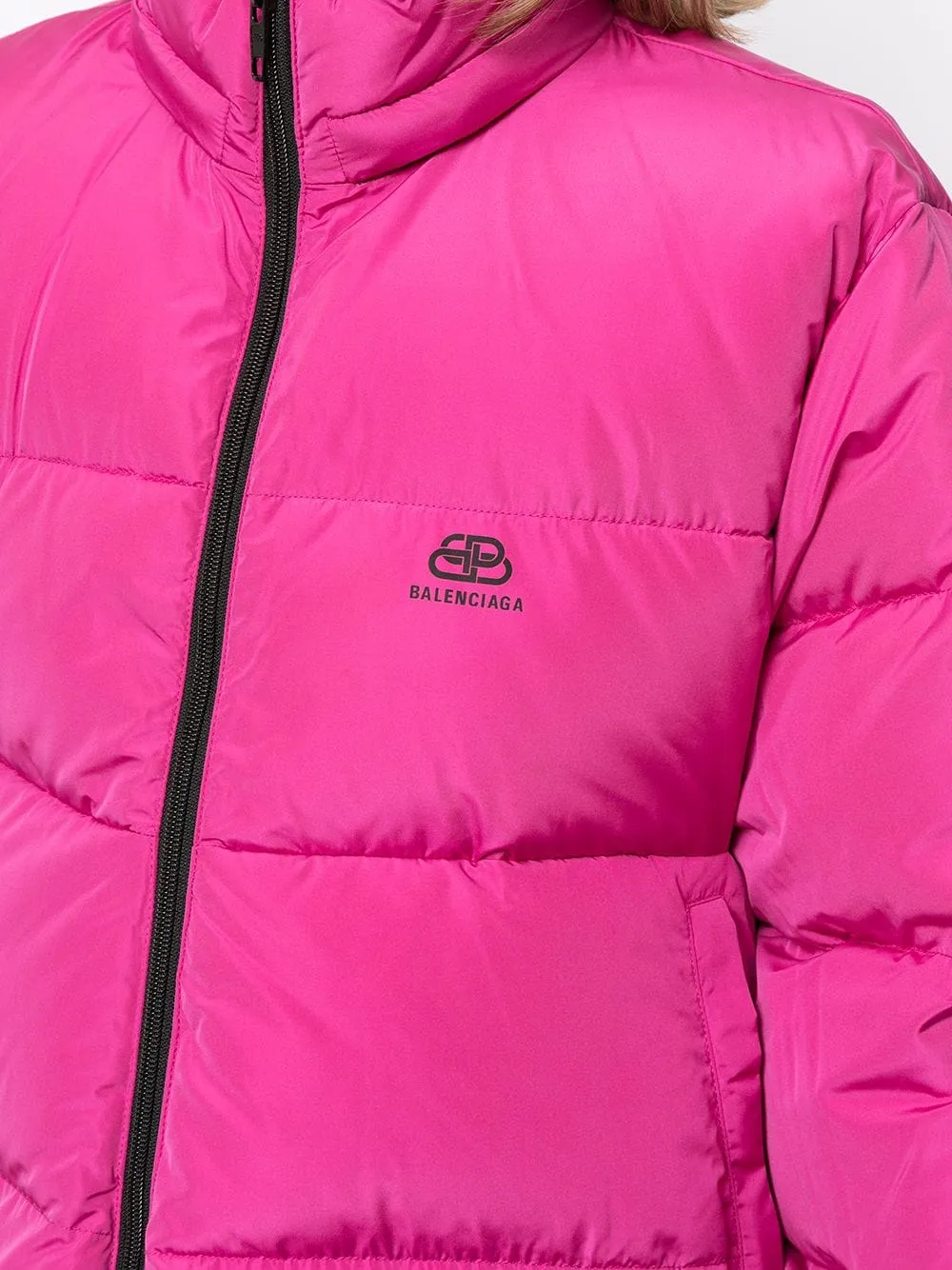 C-shape puffer jacket