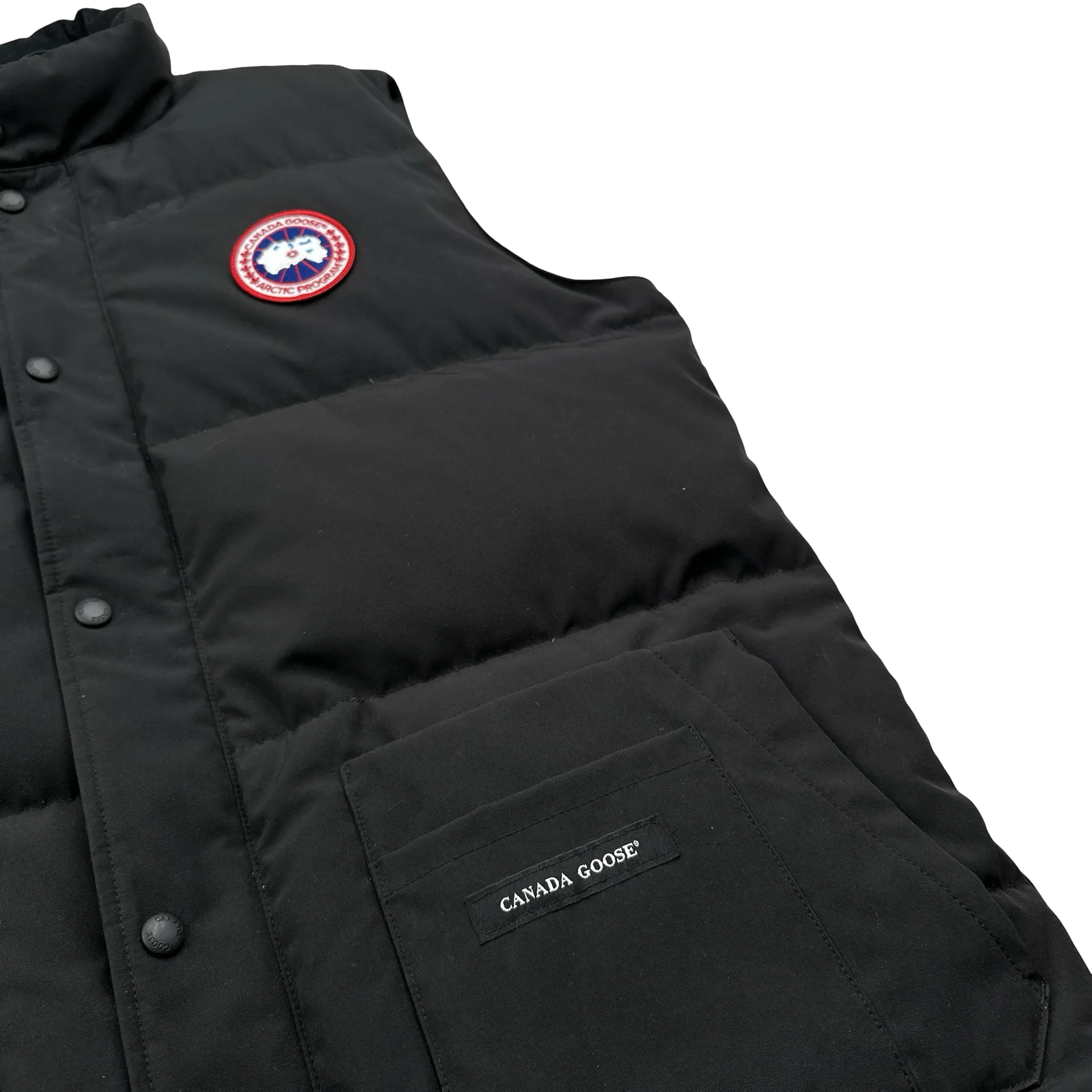 Canada Goose Black Garson Down Filled Gilet - XL