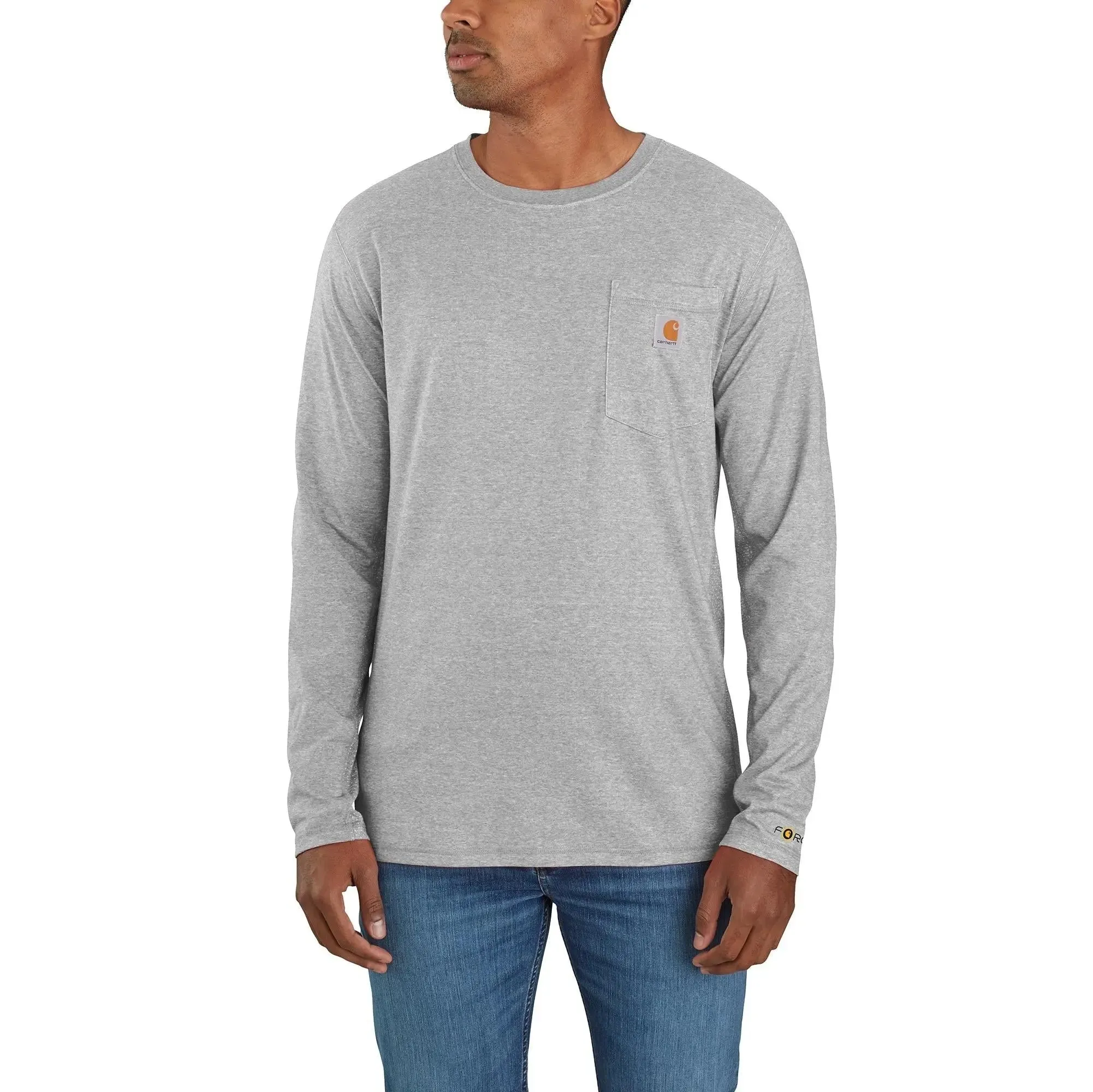 CARHARTT - FORCE Relaxed fit Medium Weight Long Sleve Pocket T-Shirt