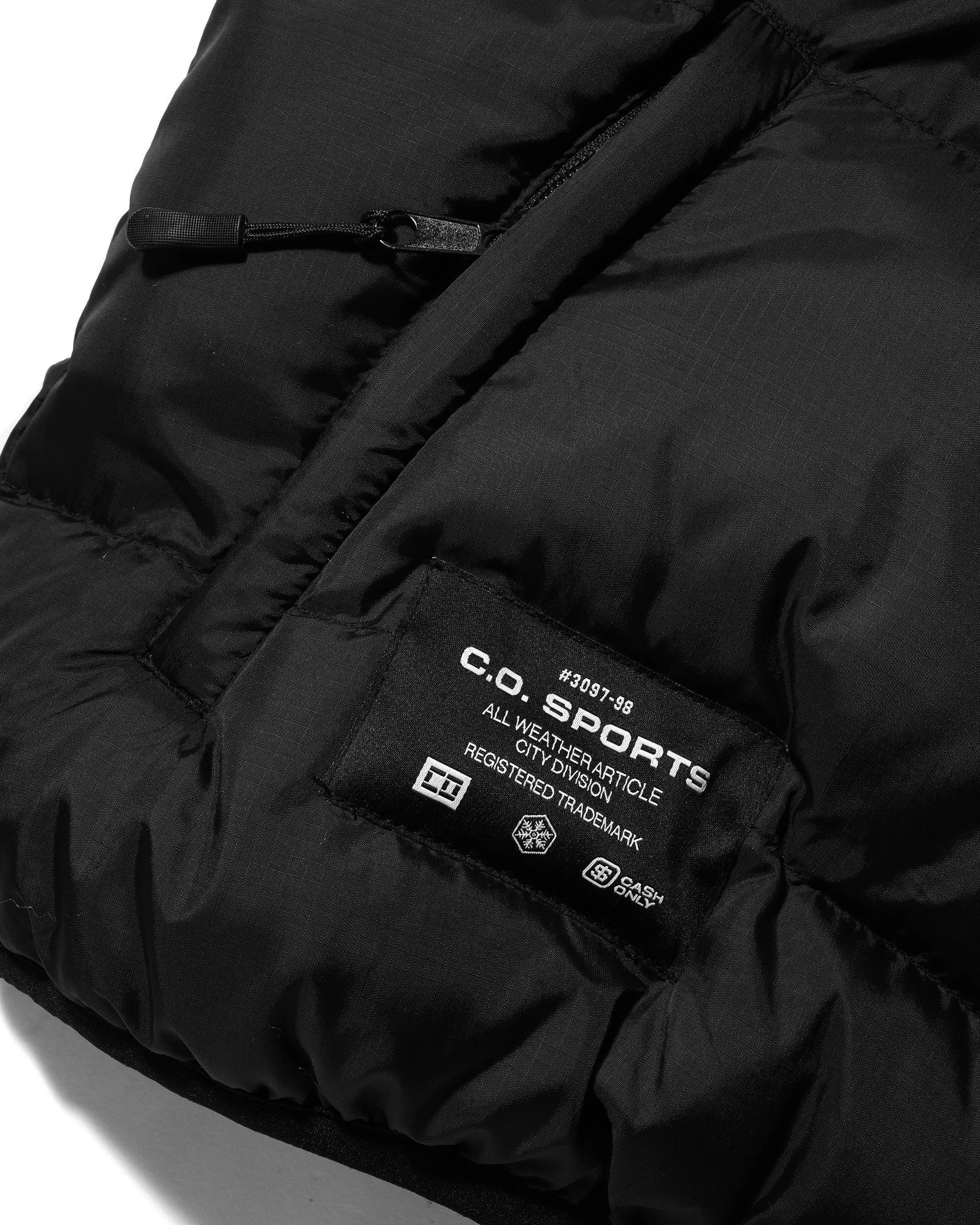 Cash Only - Money Bags Puffer Jacket (Black)