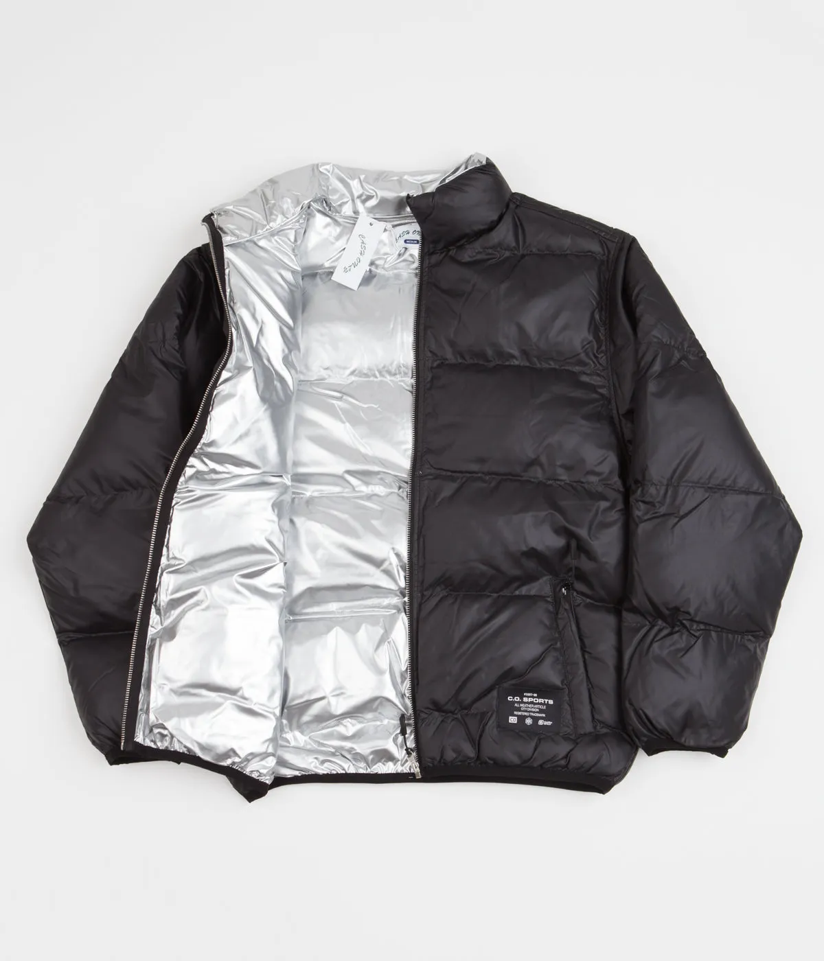 Cash Only Puffer Jacket - Black