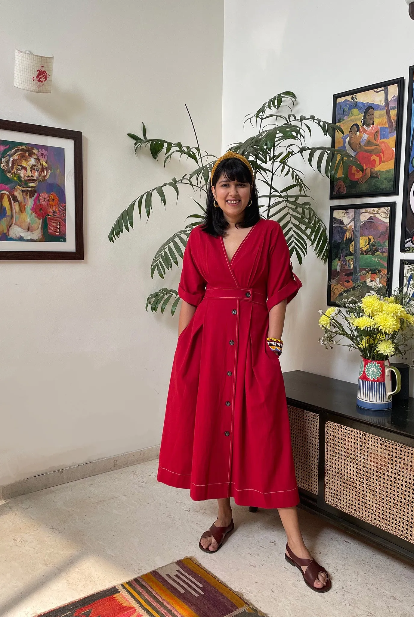 Cayenne Handloom Dress