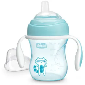 Chicco Silicone Spout Transition Sippy Cup 7oz  4m 