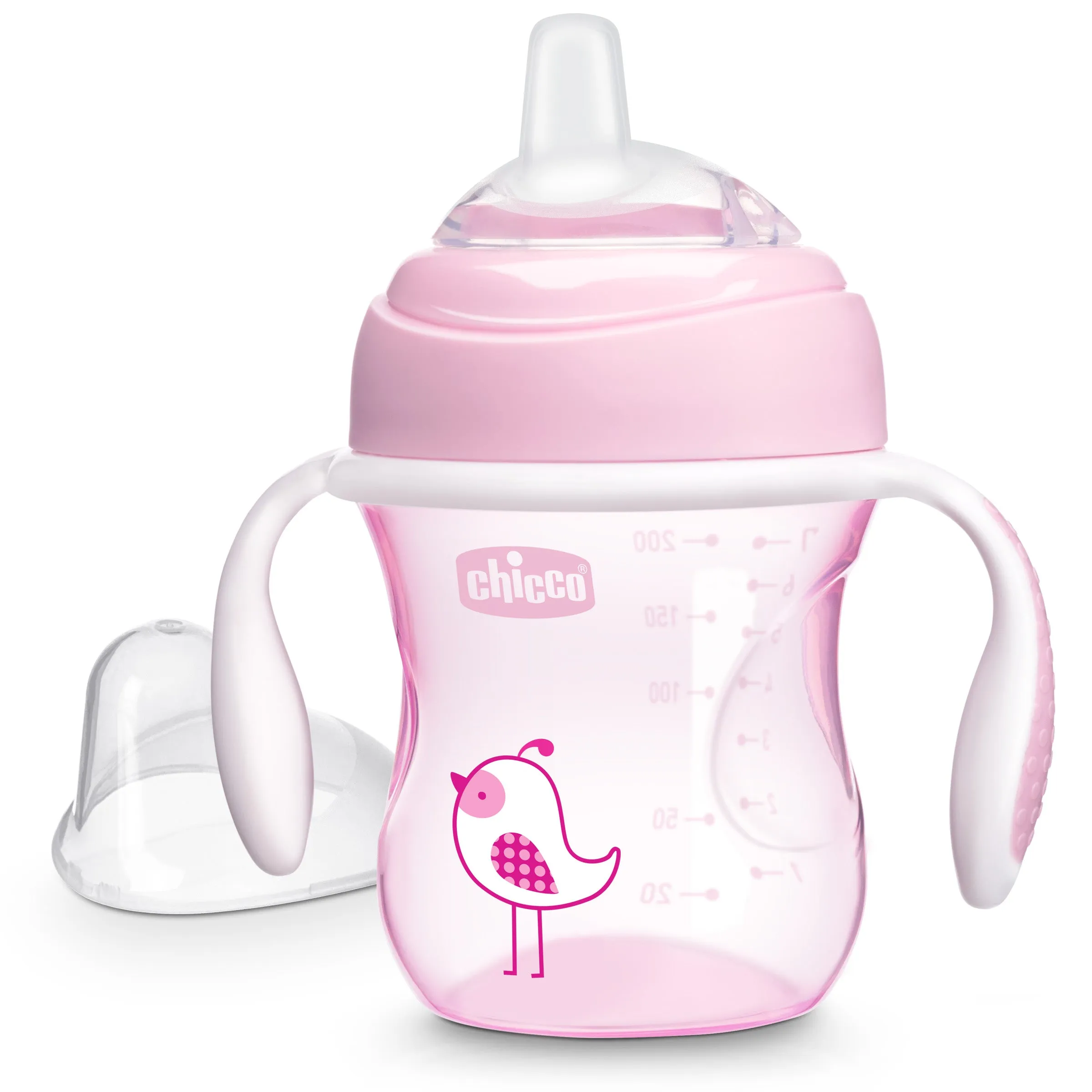 Chicco Silicone Spout Transition Sippy Cup 7oz  4m 