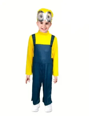 Children Minion Style Worker Boy Costume