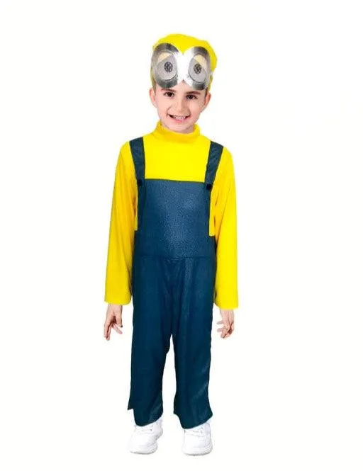 Children Minion Style Worker Boy Costume