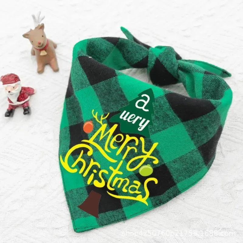 Christmas Pet Scarf Bandana