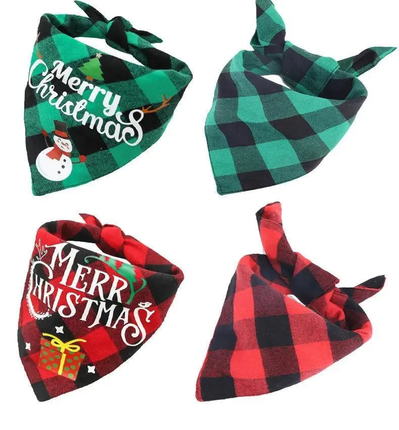 Christmas Pet Scarf Bandana