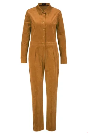 Comfortabel jumpsuit met handige zakken | Zilch jumpsuit cinnamon