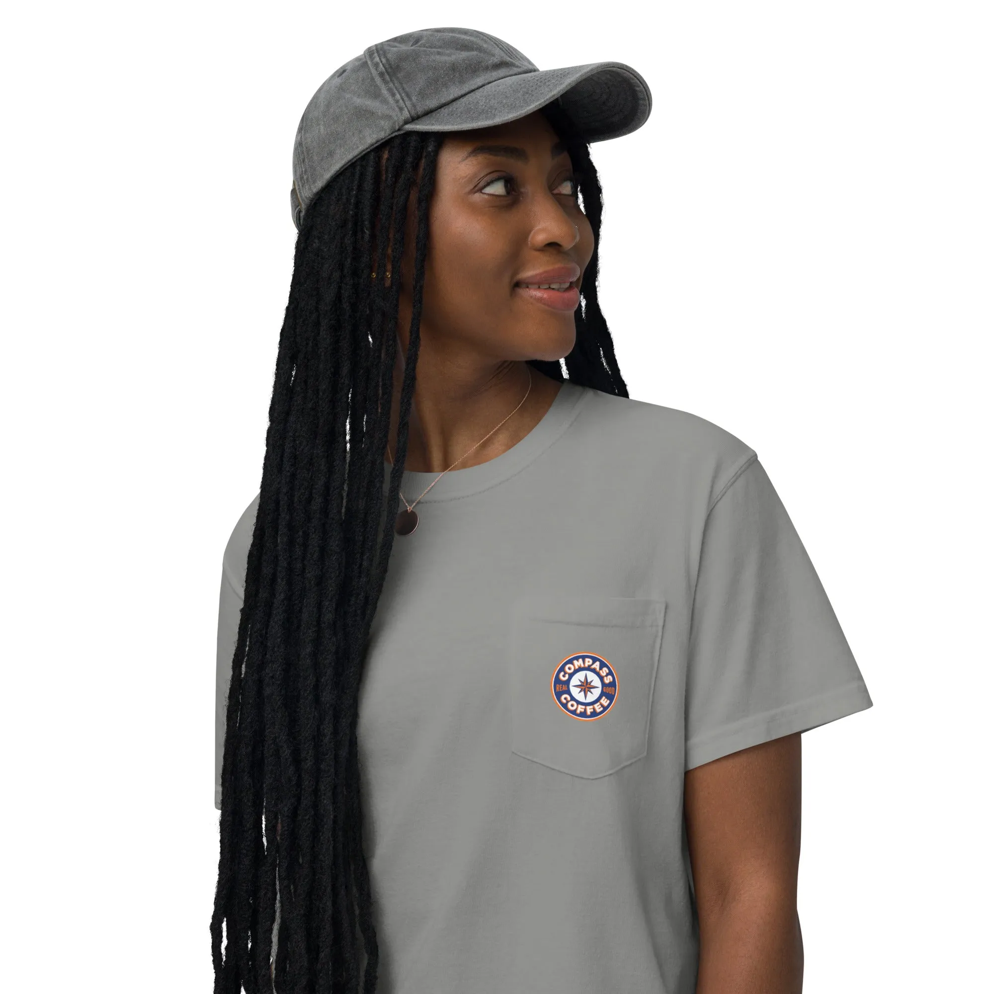 Compass Coffee Pocket T-shirt