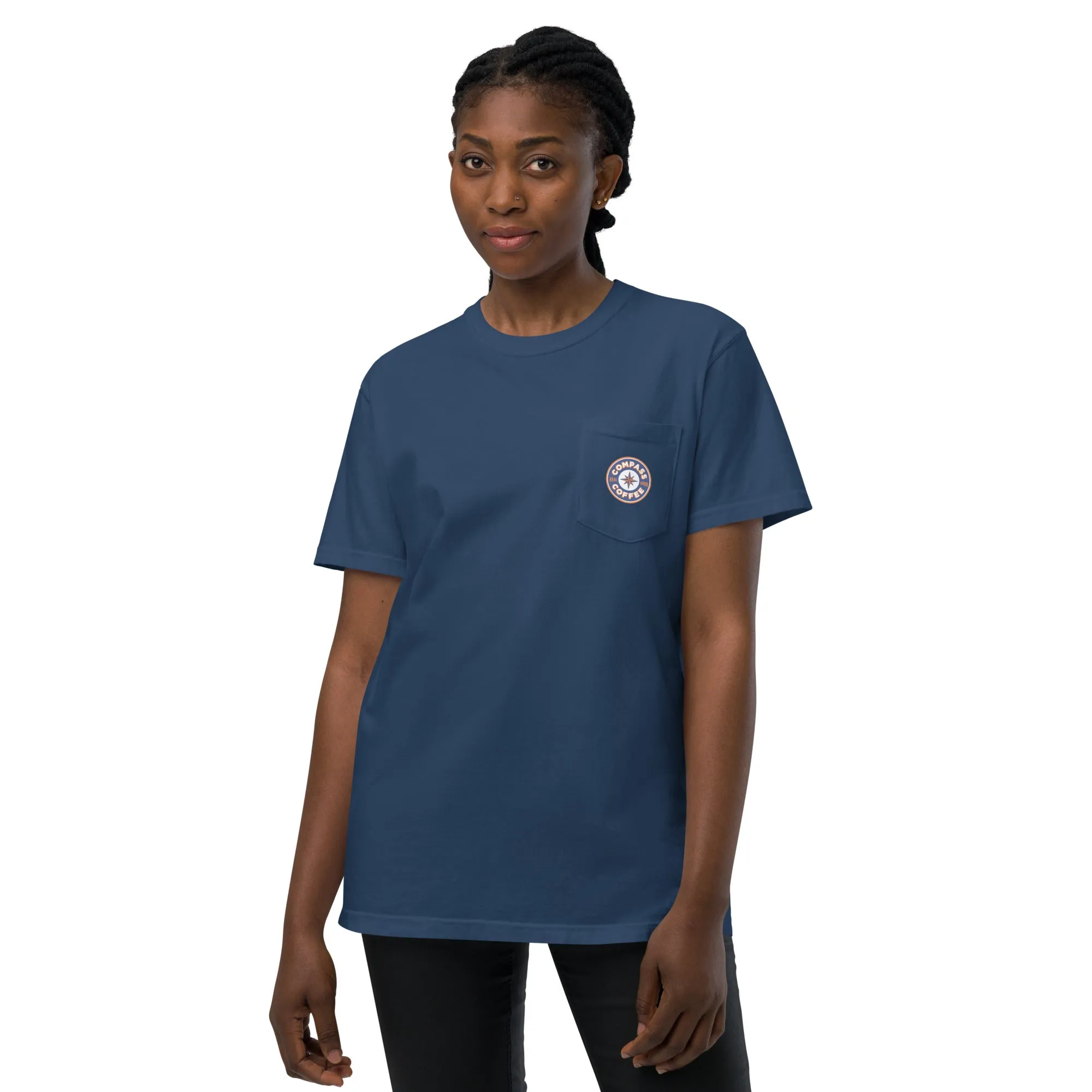 Compass Coffee Pocket T-shirt