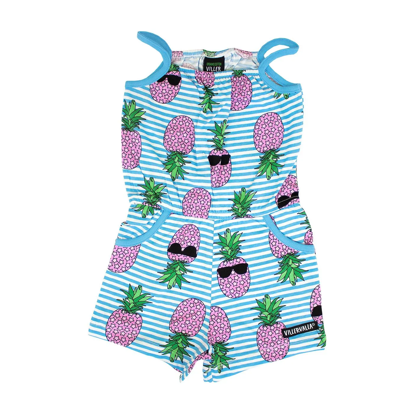 Cool Fruit Jumpsuit - Aqua