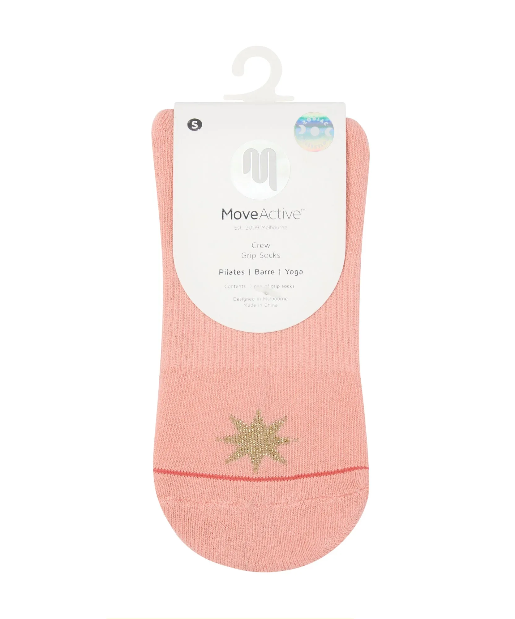 Crew Non Slip Grip Socks - Pisces